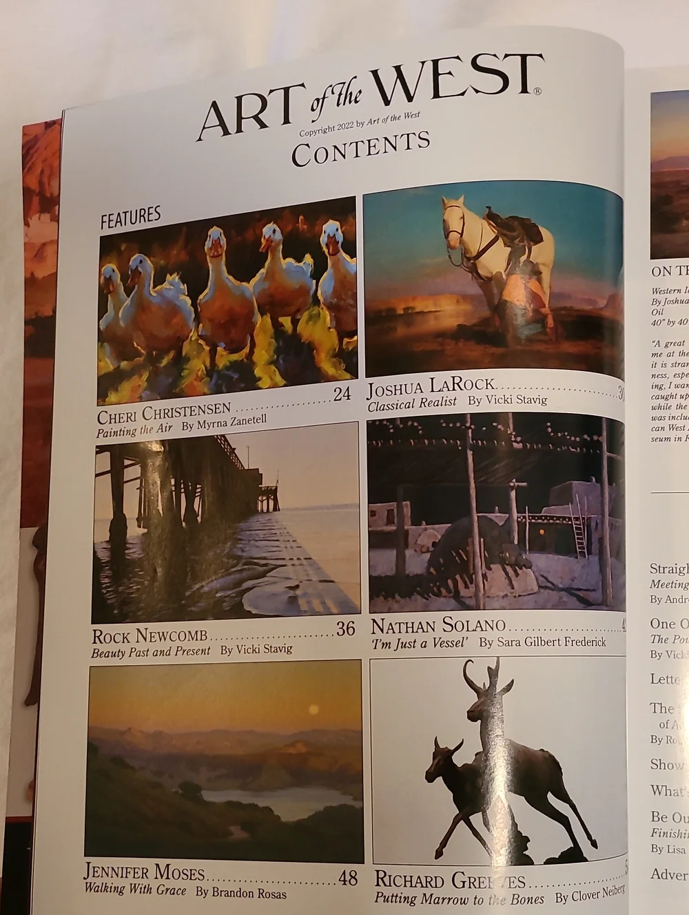 Art Of The West 3 Issues, Beautiful Art And Stories Magazine Mar May July 2022